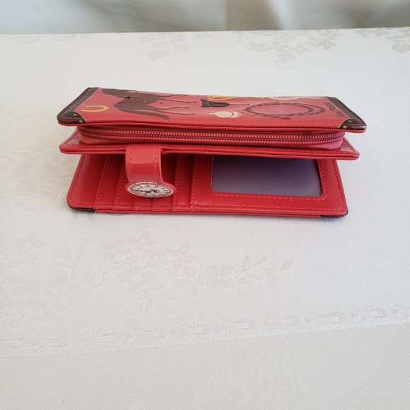 Like new condition SHAGWEAR Coral Western theme wallet. Made for the horse lover - Picture 8 of 11